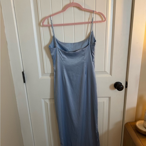 Peppermayo Light Blue Silk Maxi Dress - Picture 4 of 5